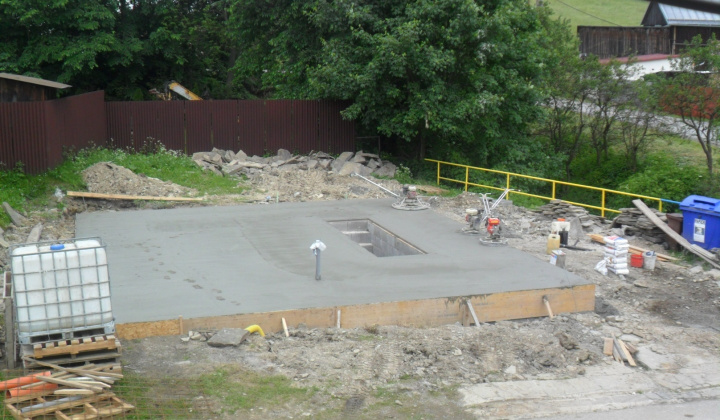 16. fotografia fotogalérie Hasičská zbrojnica – výstavba 2019