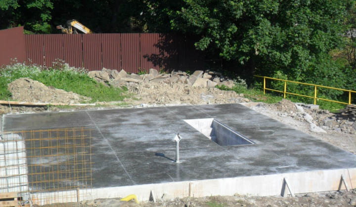 18. fotografia fotogalérie Hasičská zbrojnica – výstavba 2019