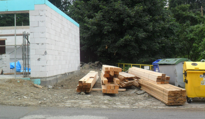 22. fotografia fotogalérie Hasičská zbrojnica – výstavba 2019