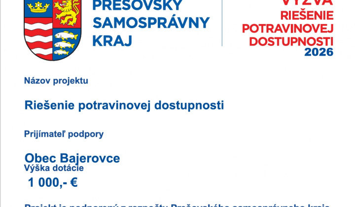 Fotka - Riešenie potravinovej dostupnosti