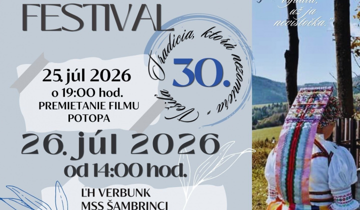 Fotka - Pozvánka - 30. rusínsky festival v obci Bajerovce